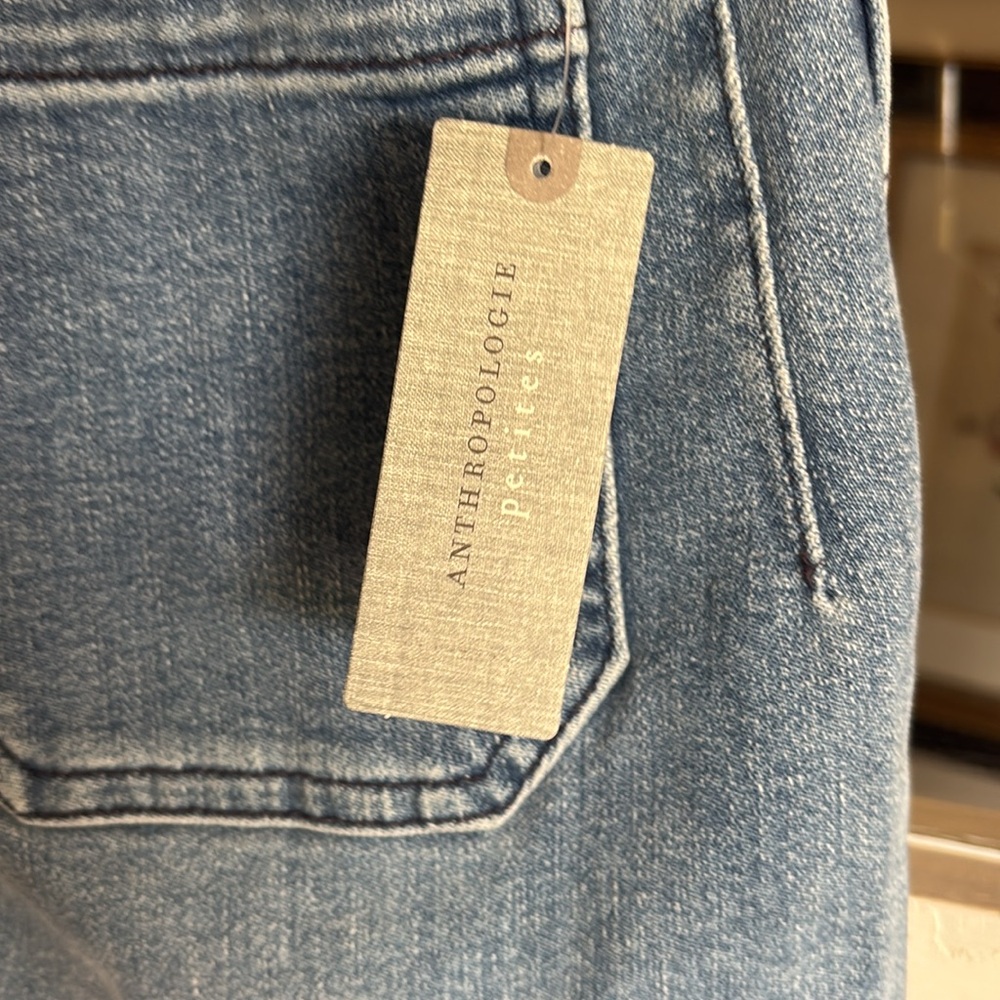 Maeve Blue Cropped Wide-Leg Jeans - Picture 5 of 9